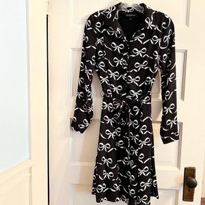 Banana Republic Bow Print Shirt Dress